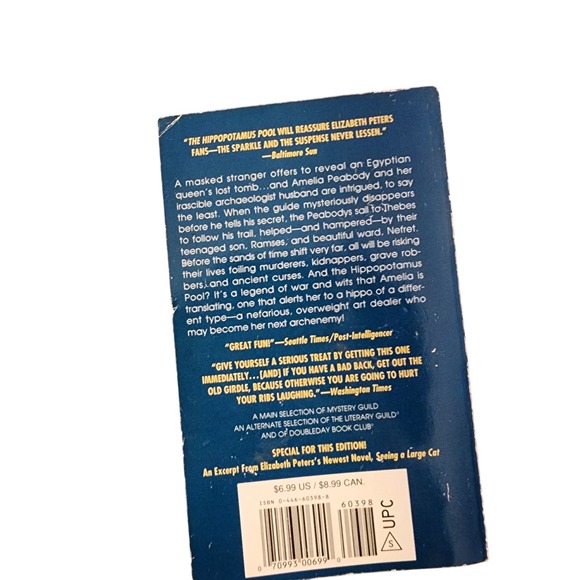 Elizabeth Peters Amelia Peabody Paperback Mystery Book Lot of 6 Egypt - Picture 7 of 9